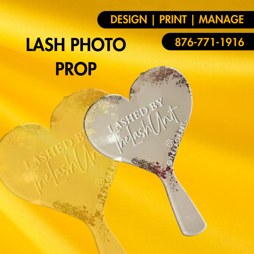 Lash Photo Prop — Custom Acrylic Sign for Lash Artists