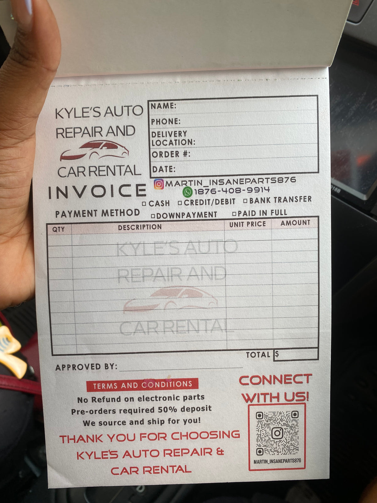 Receipt Book