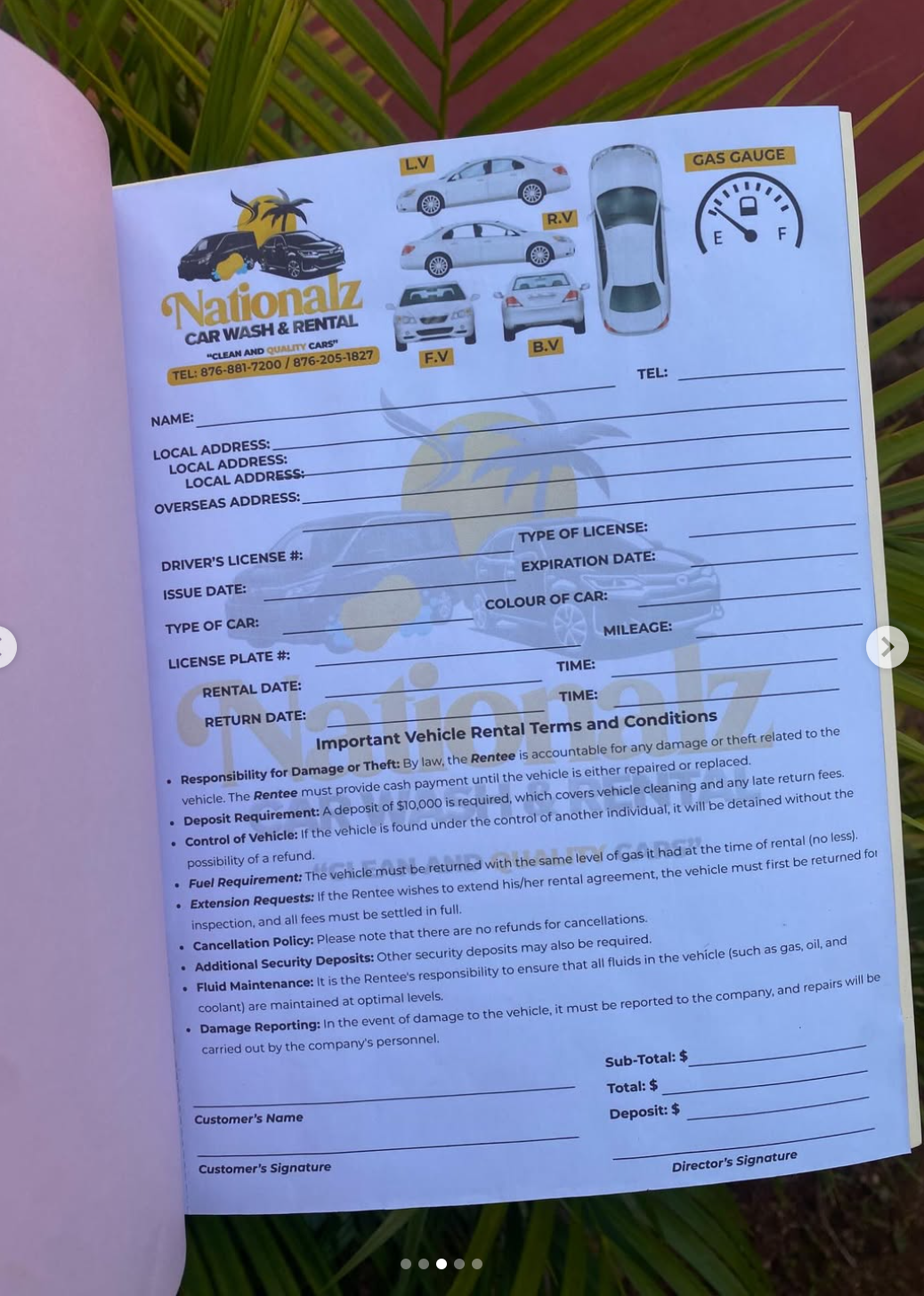 Receipt Book
