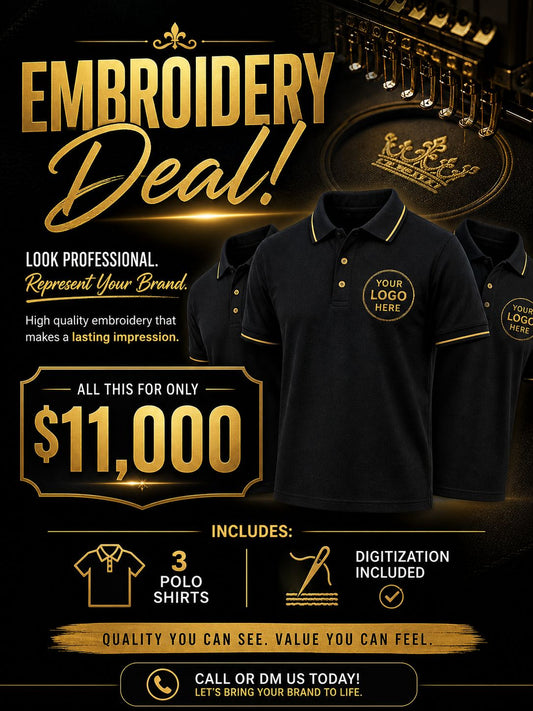 Embroidery deal